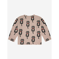 Bobo Choses Cat O'clock All Over Long Sleeve T-Shirt