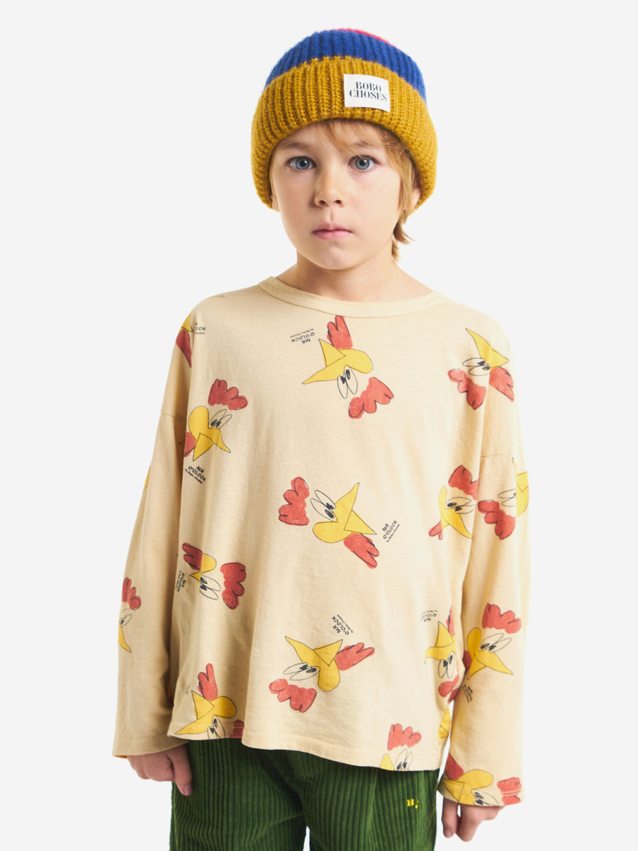 Bobo Choses Mr O'clock All Over Long Sleeve T-Shirt