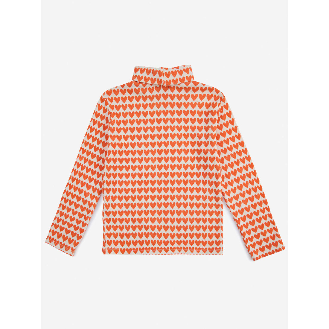 Bobo Choses Hearts All Over Turtle Neck T-Shirt