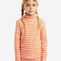 Bobo Choses Hearts All Over Turtle Neck T-Shirt
