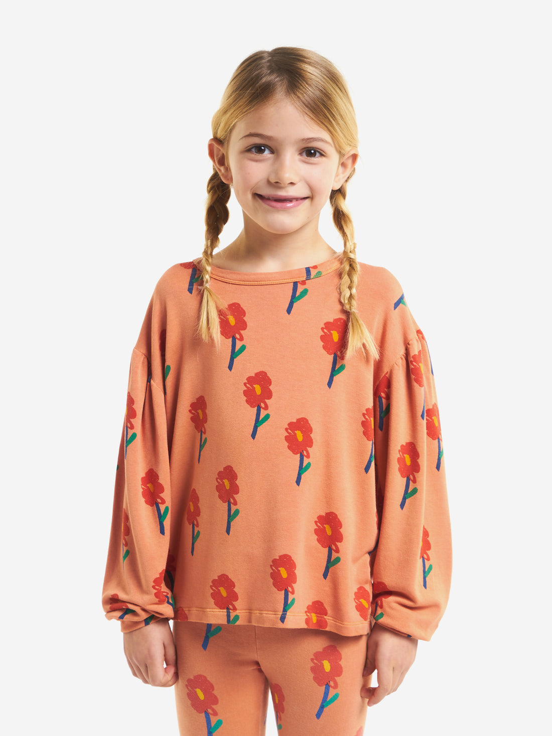 Bobo Choses Flowers All Over Long Sleeve T-Shirt