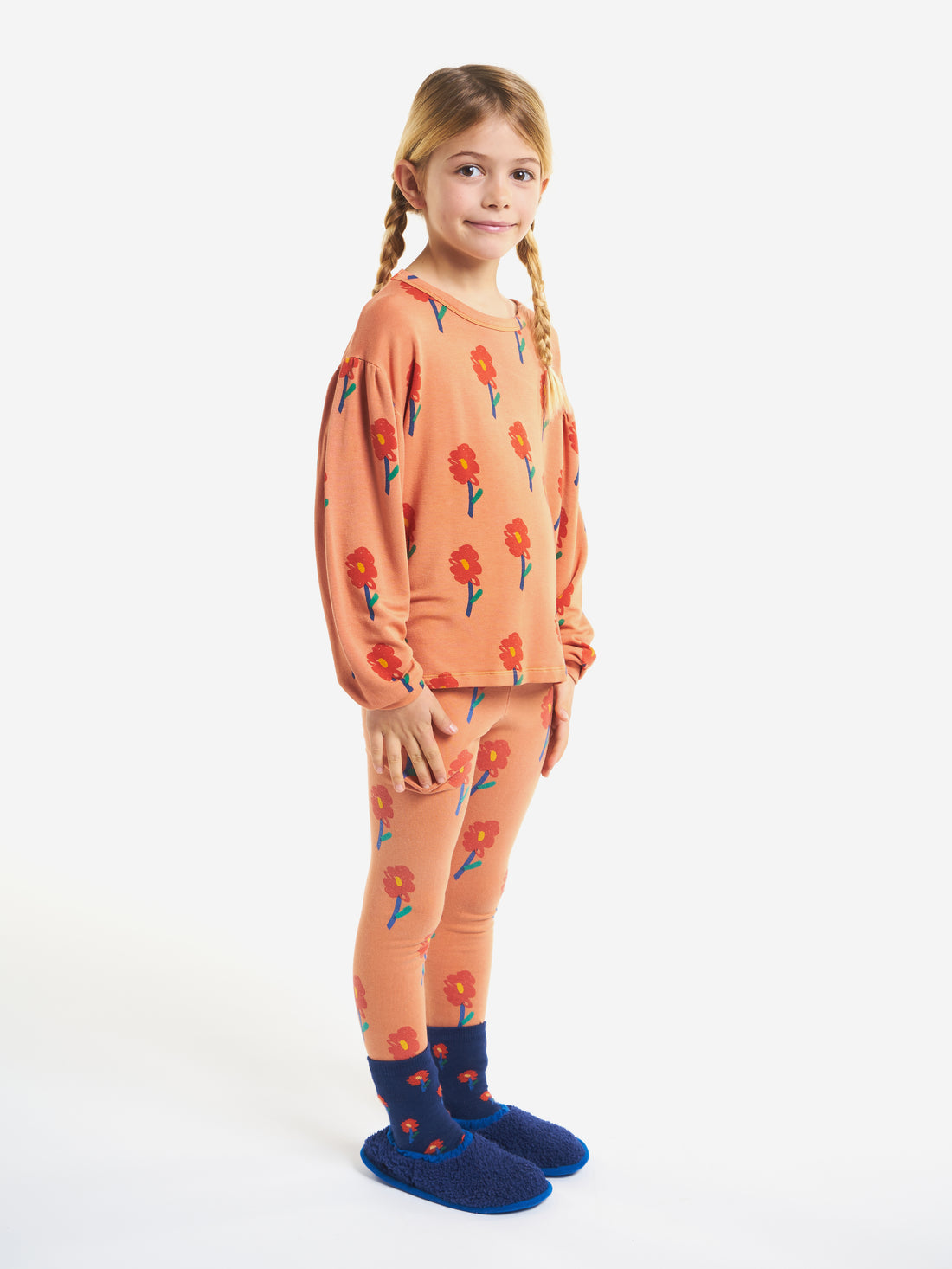Bobo Choses Flowers All Over Long Sleeve T-Shirt