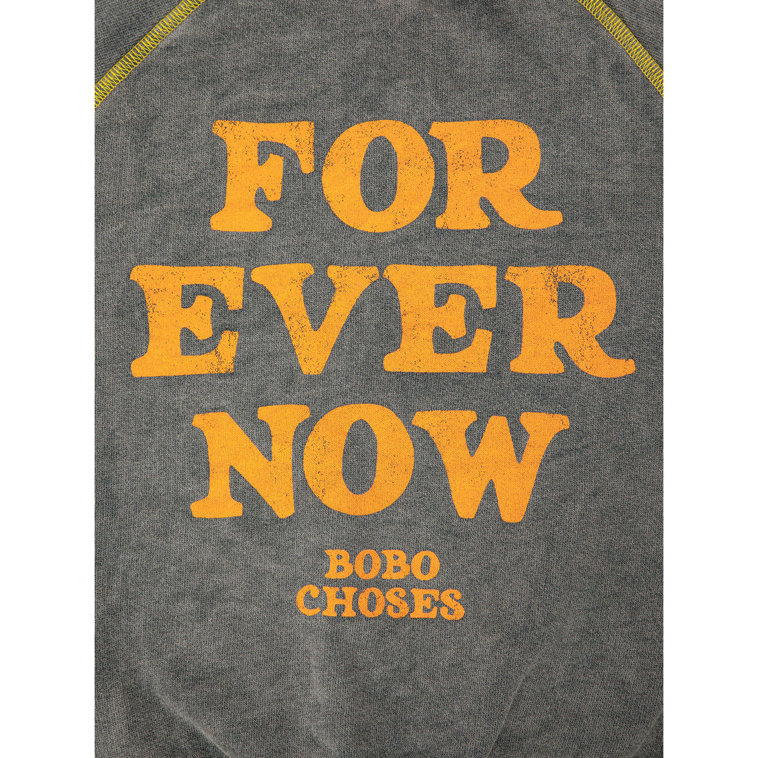 Bobo Choses Forever Now Yellow Sewatshirt
