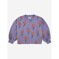 Bobo Choses Flowers All Over Cropped Sweatshirt