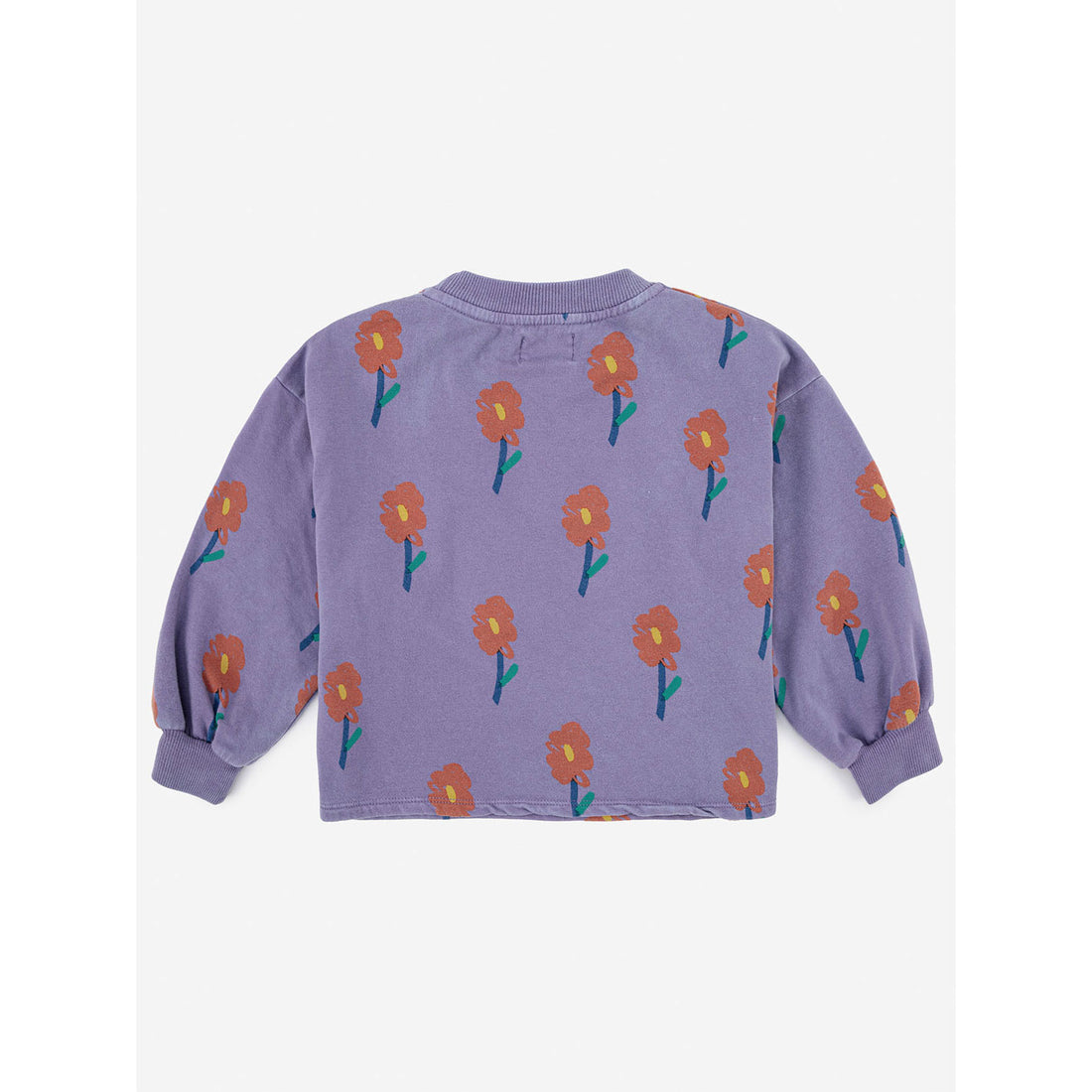 Bobo Choses Flowers All Over Cropped Sweatshirt