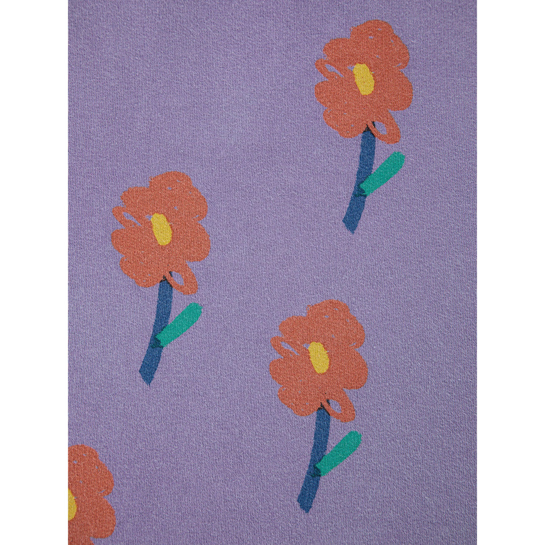 Bobo Choses Flowers All Over Cropped Sweatshirt