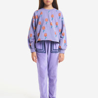 Bobo Choses Flowers All Over Cropped Sweatshirt