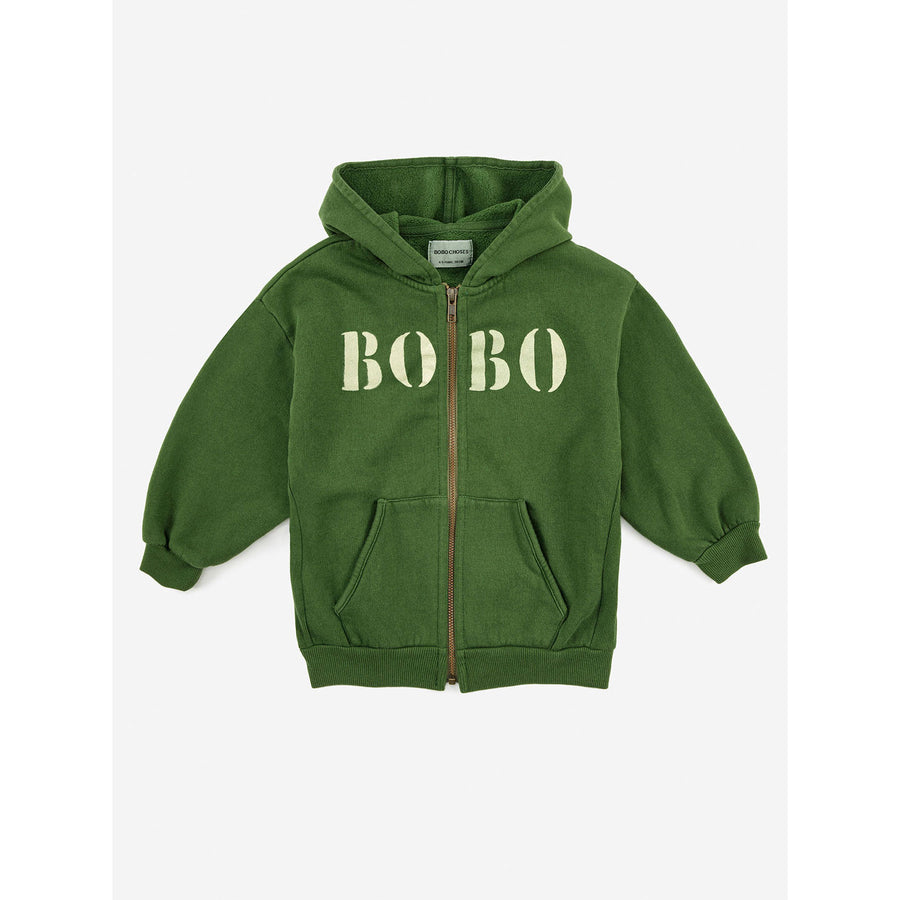 Bobo Choses Bobo White Hooded Sweatshirt
