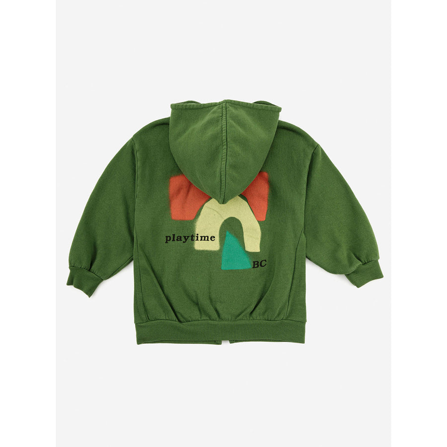 Bobo Choses Bobo White Hooded Sweatshirt