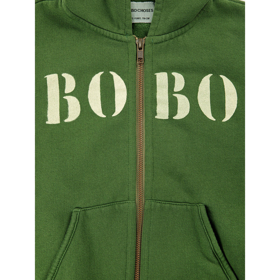 Bobo Choses Bobo White Hooded Sweatshirt