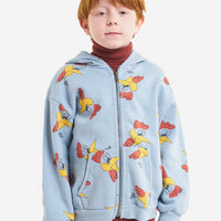 Bobo Choses Mr O'clock All Over Hooded Sweatshirt