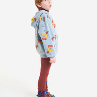 Bobo Choses Mr O'clock All Over Hooded Sweatshirt