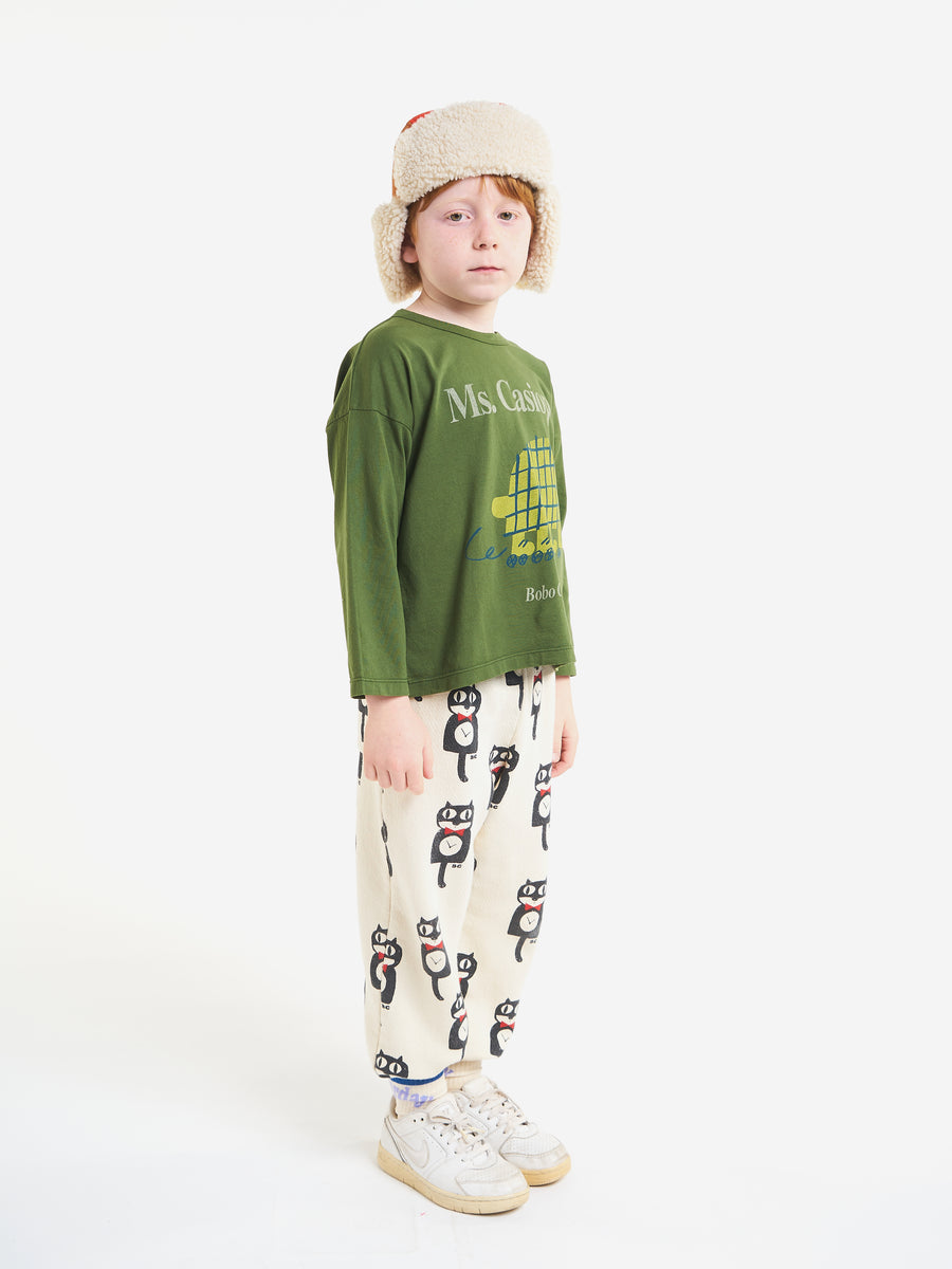 Bobo Choses Cat O'clock All Over Jogging Pants