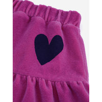 Bobo Choses Heart Velvet Skirt