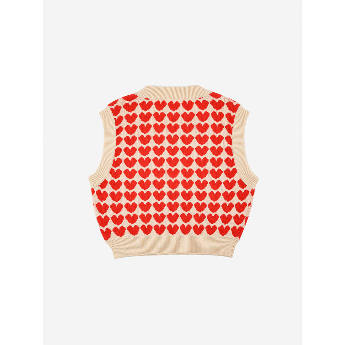 Bobo Choses Hearts Jacquard Sweater Vest