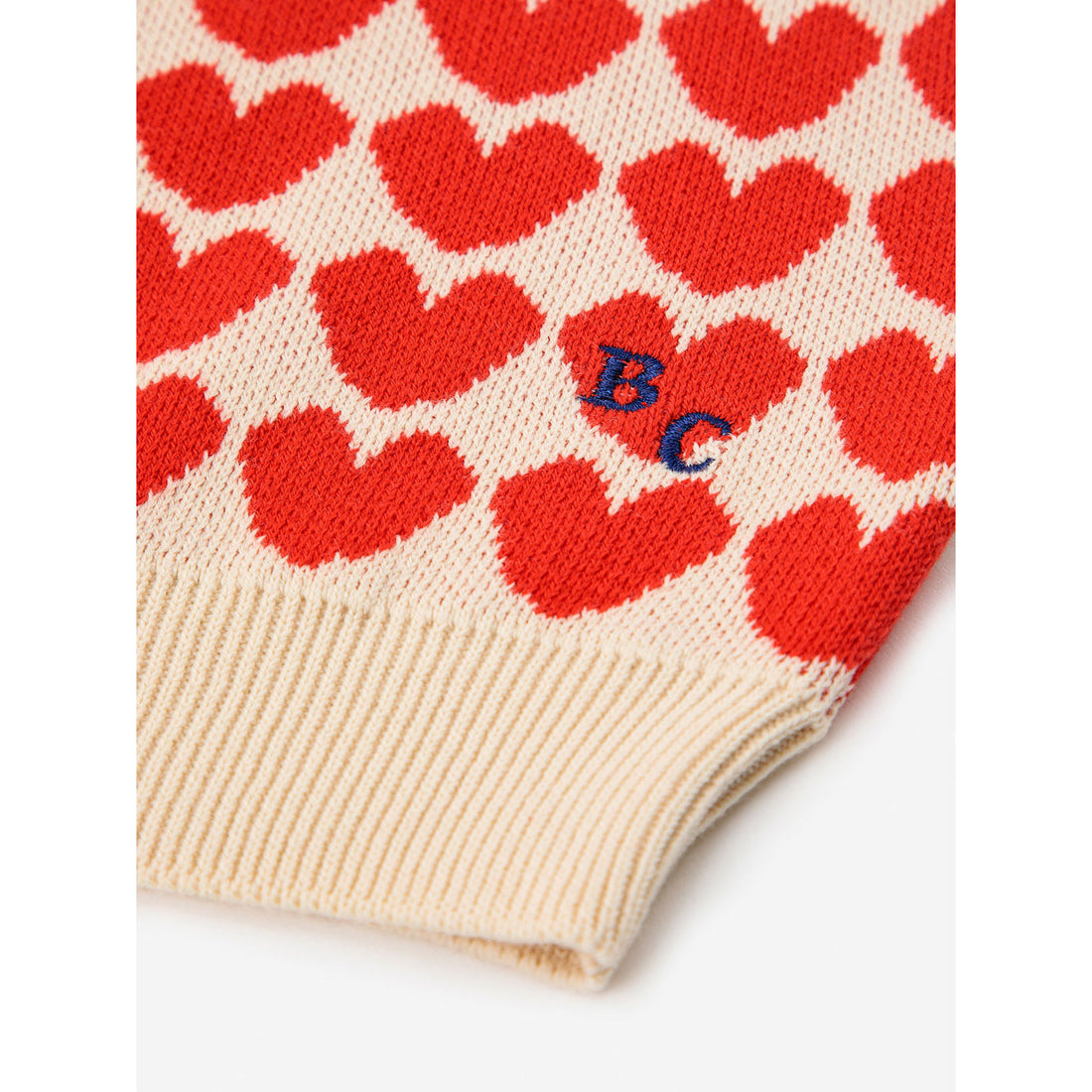 Bobo Choses Hearts Jacquard Sweater Vest