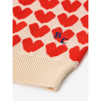 Bobo Choses Hearts Jacquard Sweater Vest
