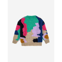 Bobo Choses Color Stains Intarsia Jumper