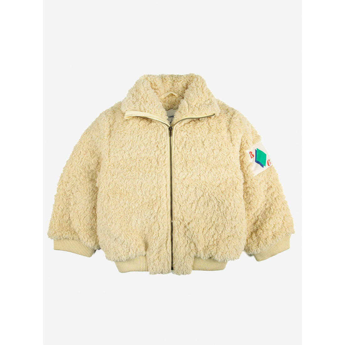 Bobo Choses Diamond Patch Sheepskin Jacket