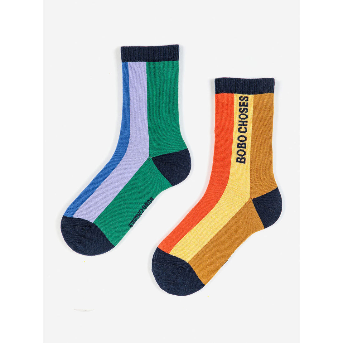 Bobo Choses Multi Color Stripes Long Socks