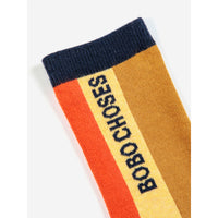 Bobo Choses Multi Color Stripes Long Socks