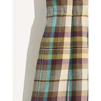 Bellerose Check Asrock Pleated Skirt