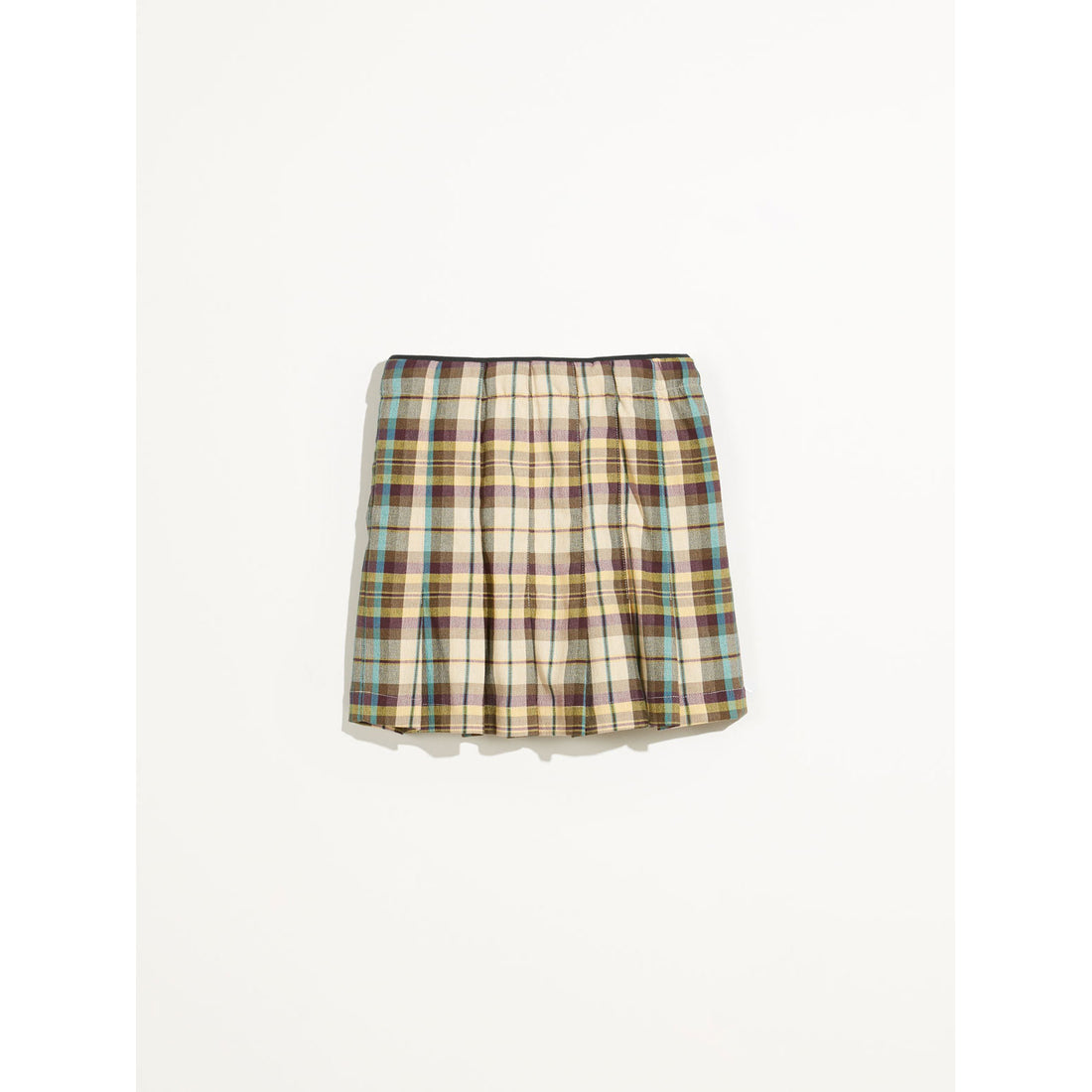 Bellerose Check Asrock Pleated Skirt