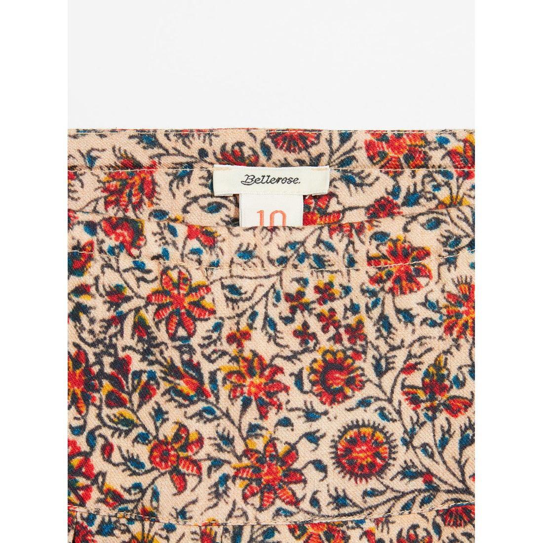 Bellerose Floral Print Haka Skirt