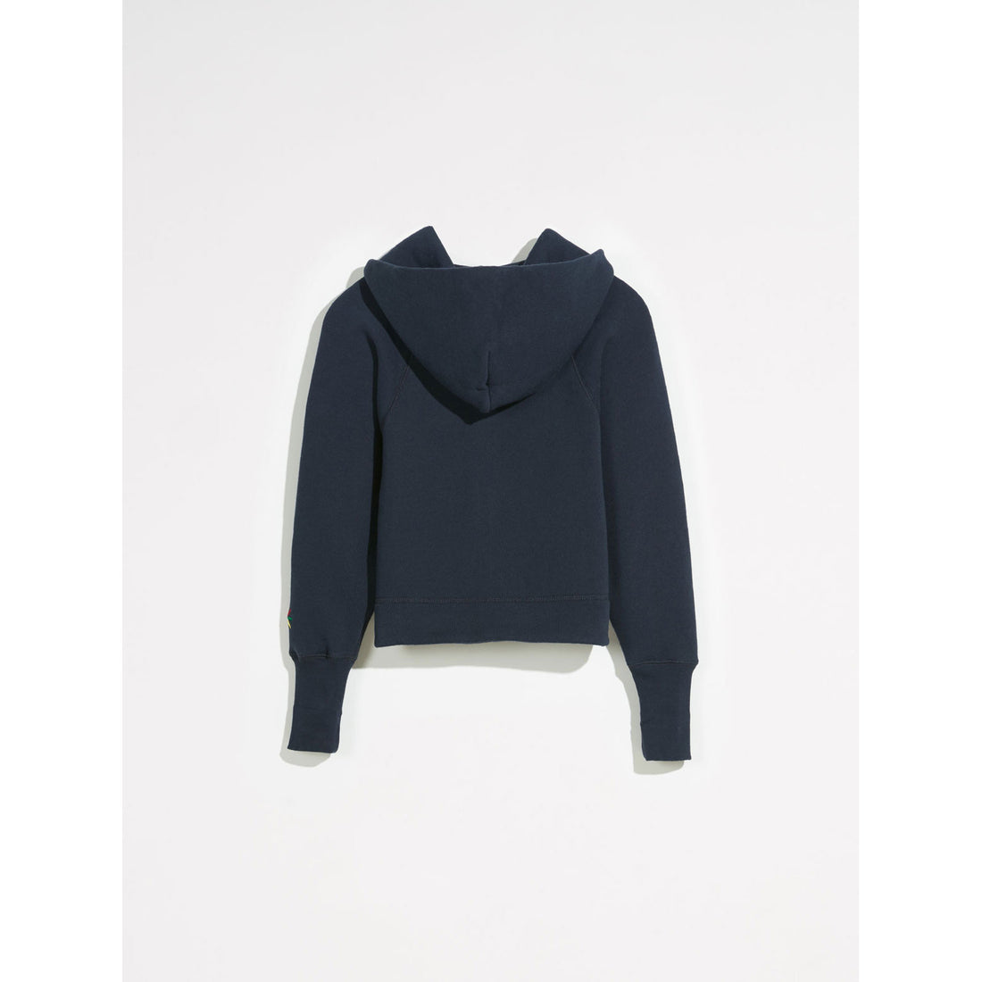 Bellerose Navy Faze Zip Up Sweatshirt