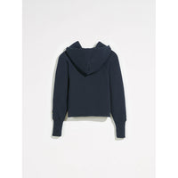 Bellerose Navy Faze Zip Up Sweatshirt