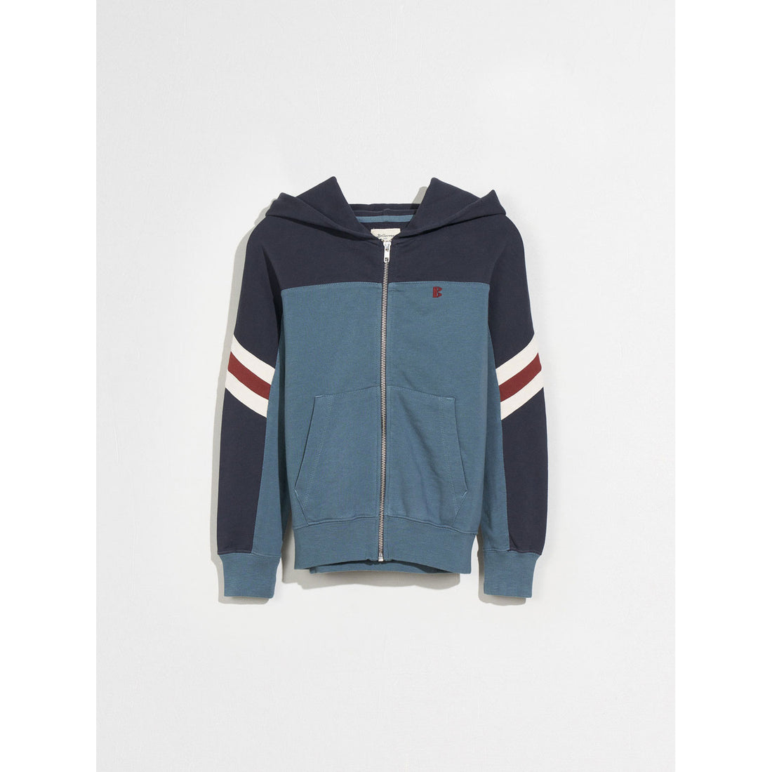 Bellerose Dove Fazol Zip Up Sweatshirt
