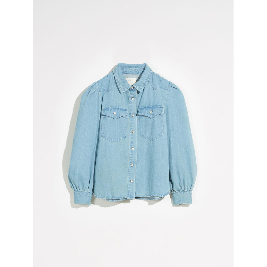 Bellerose Medium Blue Stone Vegas Button Down Shirt