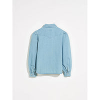 Bellerose Medium Blue Stone Vegas Button Down Shirt