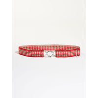 Bellerose Red Check Cylia Belt