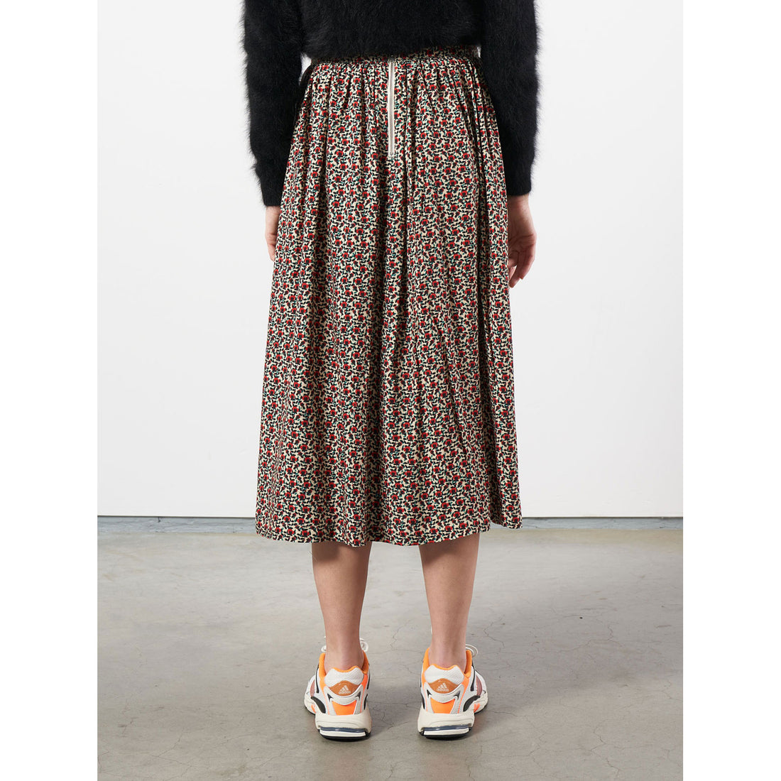 Bellerose Red Floral Theresa Womens Skirt