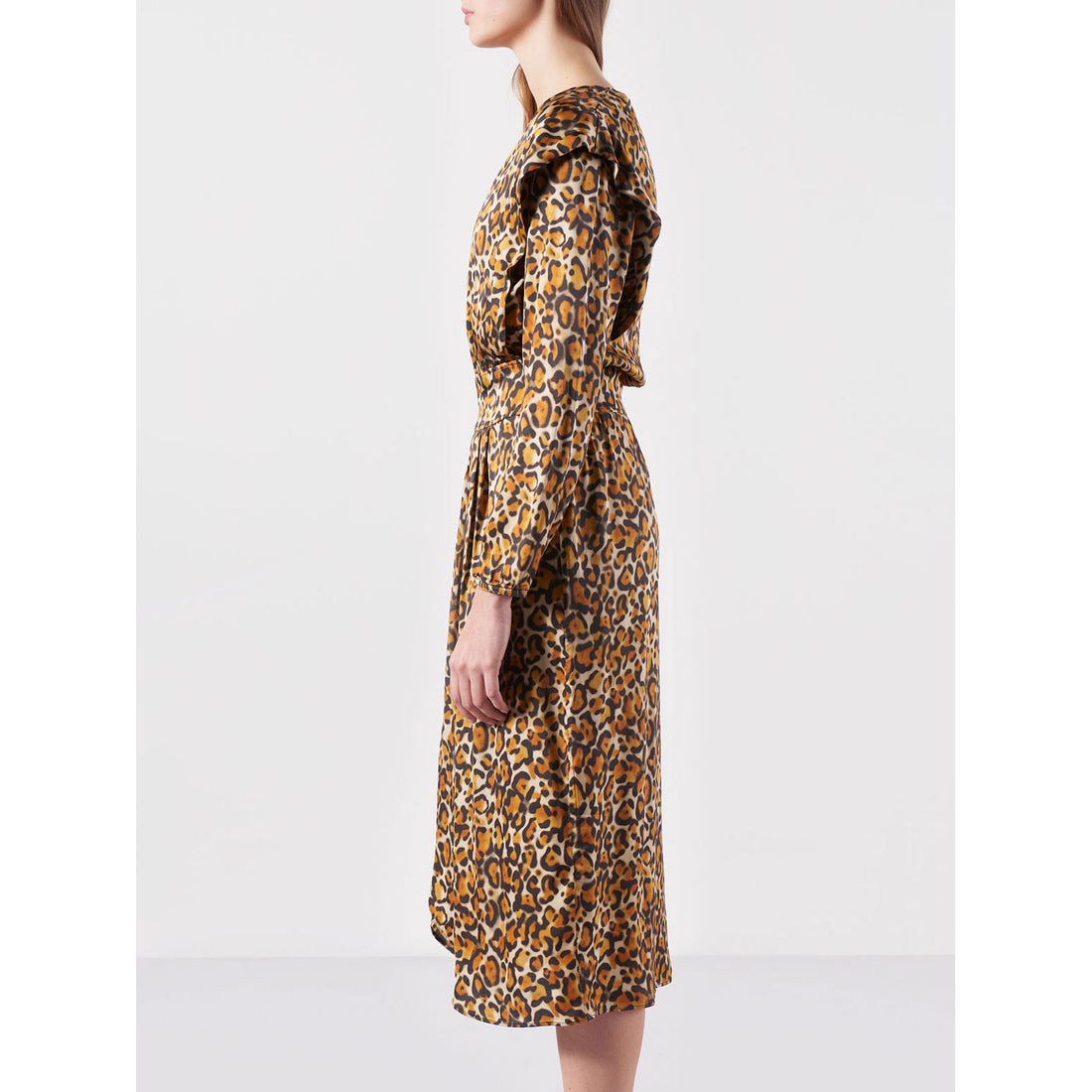 Bellerose Yellow Printed Annie Womens Dress