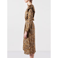 Bellerose Yellow Printed Annie Womens Dress