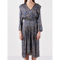 Bellerose Blue Printed Annie Womens Dress
