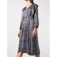 Bellerose Blue Printed Annie Womens Dress