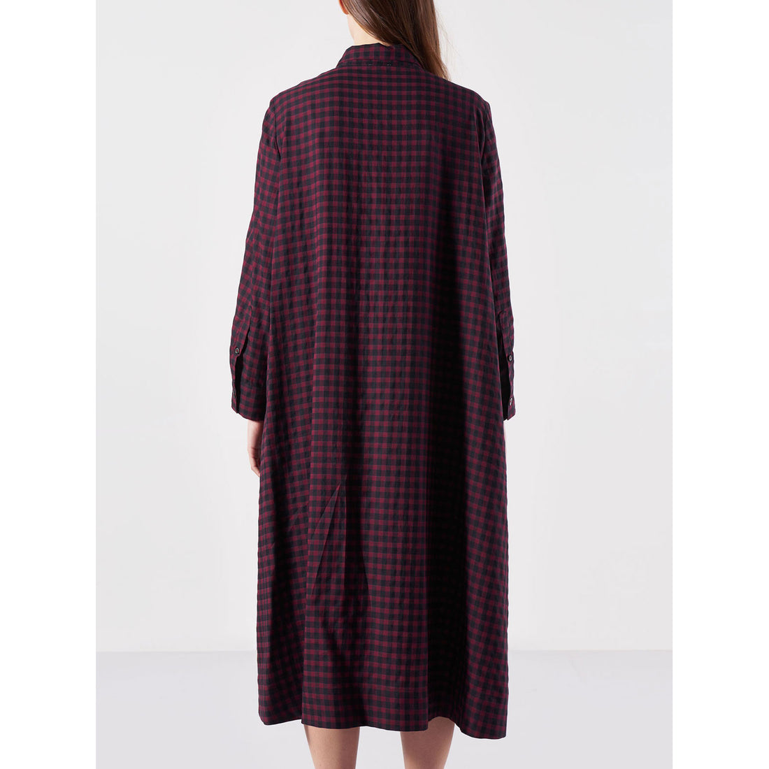 Bellerose Burgundy Check Valerie Womens Dress
