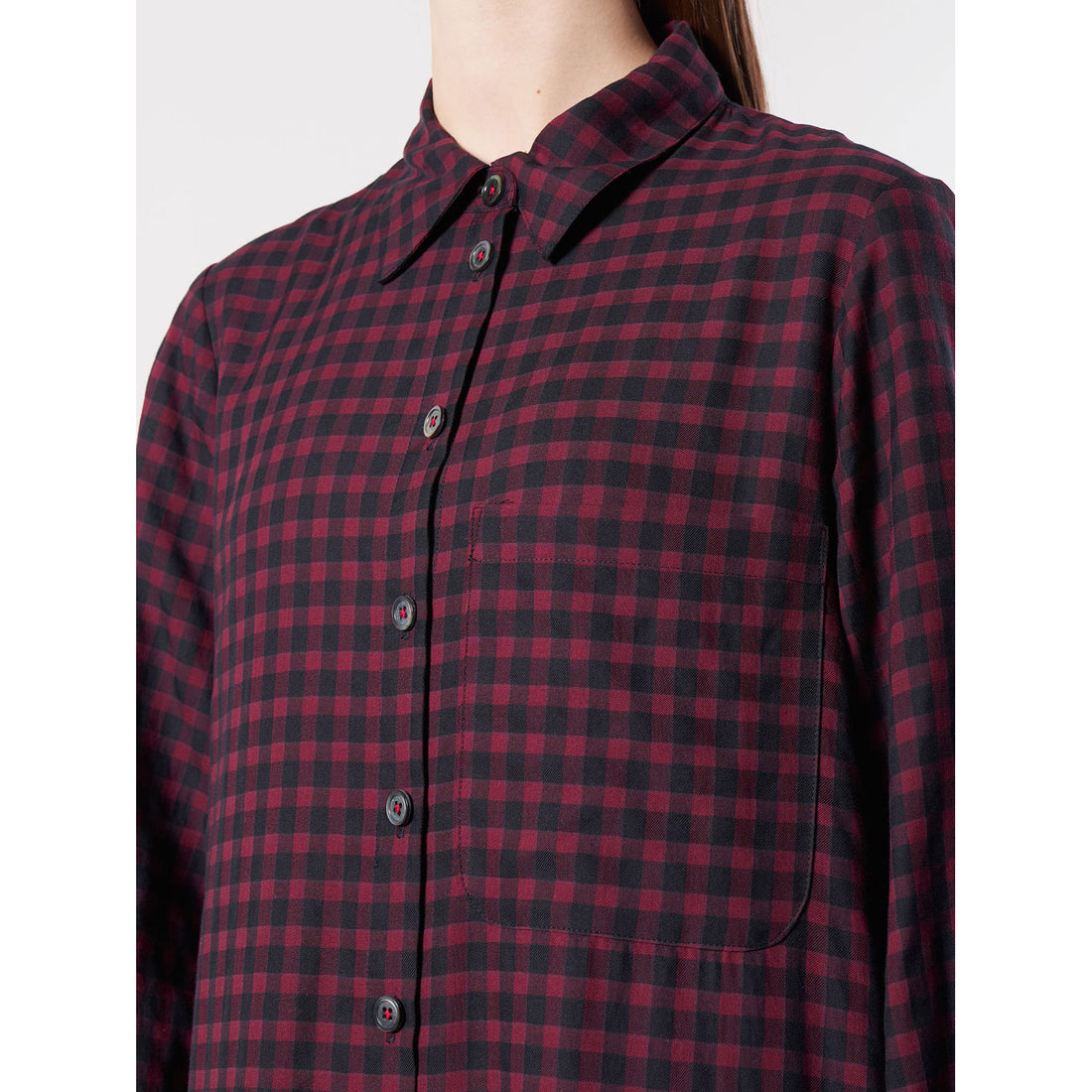 Bellerose Burgundy Check Valerie Womens Dress