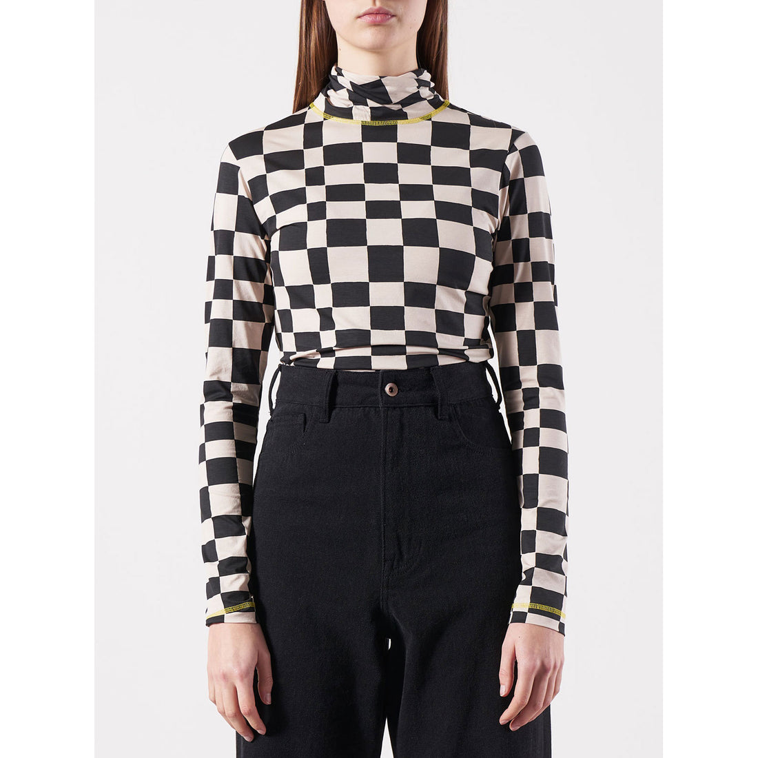 Bellerose Checkered Vinny Womens Turtleneck