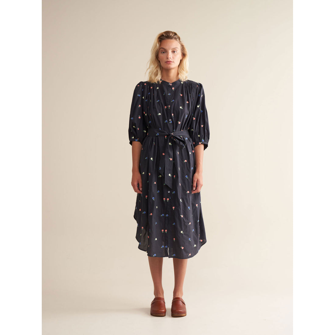 Bellerose Navy Printed Isis Womens Dress