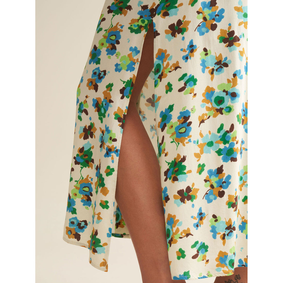 Bellerose Cream Printed Alexie Womens Skirt