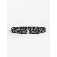 Bellerose Grey/Black Logo Viba Womens Belt