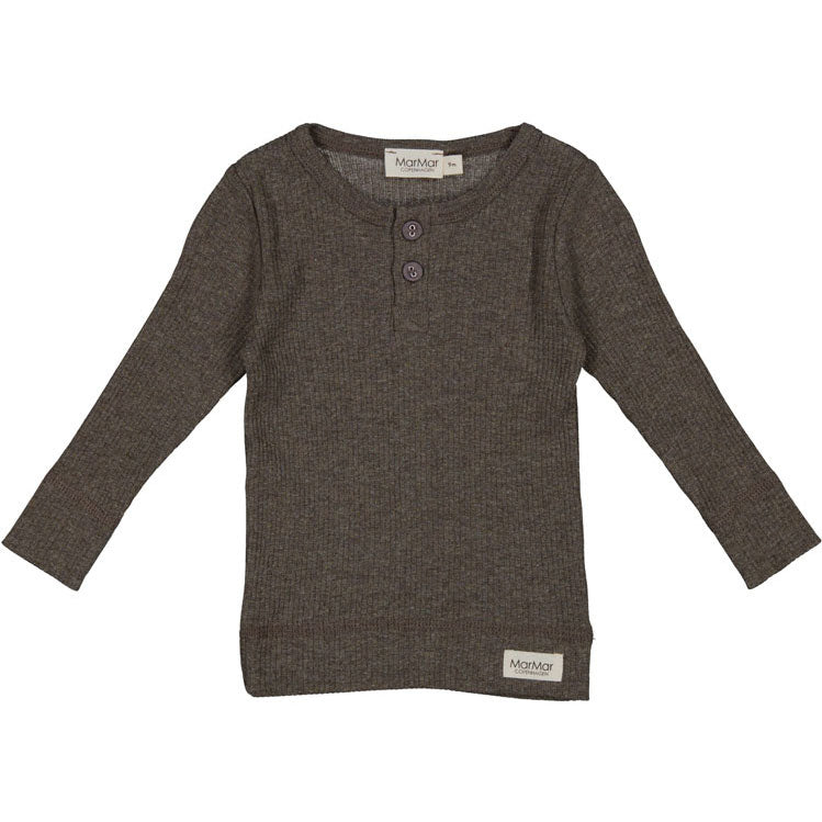 MarMar Copenhagen Coffee Melange Henley Top
