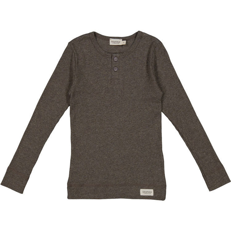MarMar Copenhagen Coffee Melange Henley Top