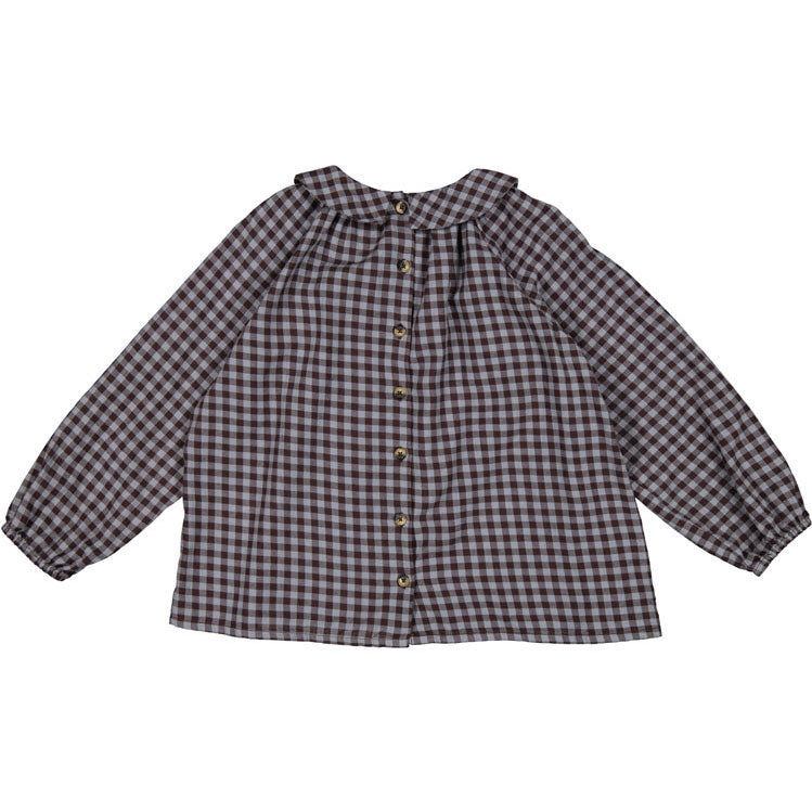 MarMar Copenhagen Espresso Check Tully Blouse