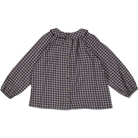 MarMar Copenhagen Espresso Check Tully Blouse