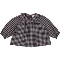 MarMar Copenhagen Espresso Check Tully Blouse